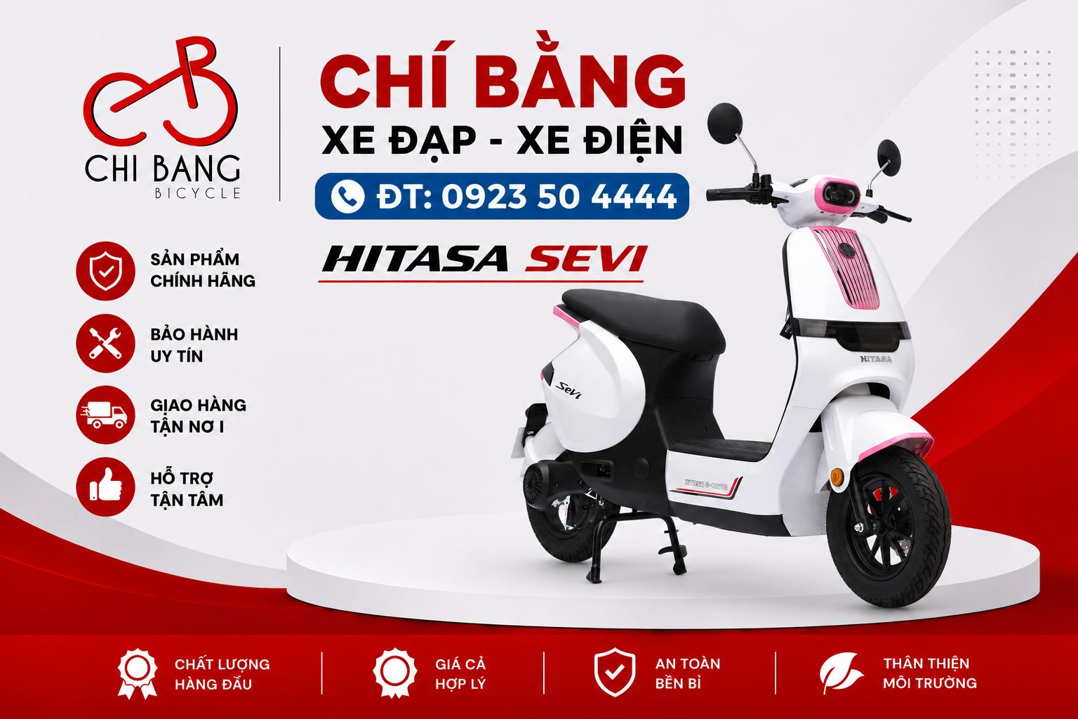 Sevi trắng hồng.