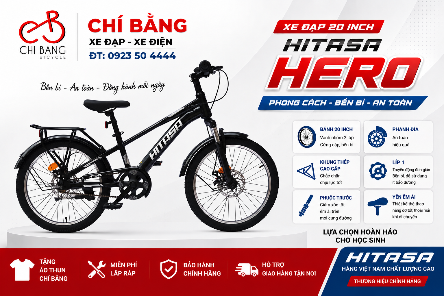 Xe 20 HTS hero đen