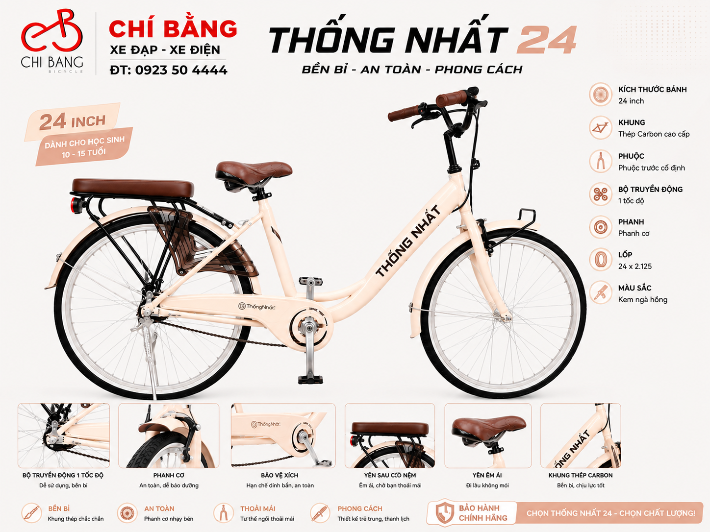 Xe 24 Thống Nhất kem ngã hồng