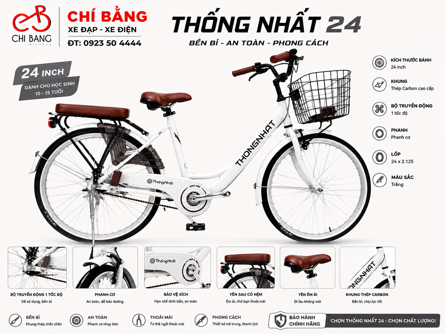 Xe 24 Thống Nhất trắng
