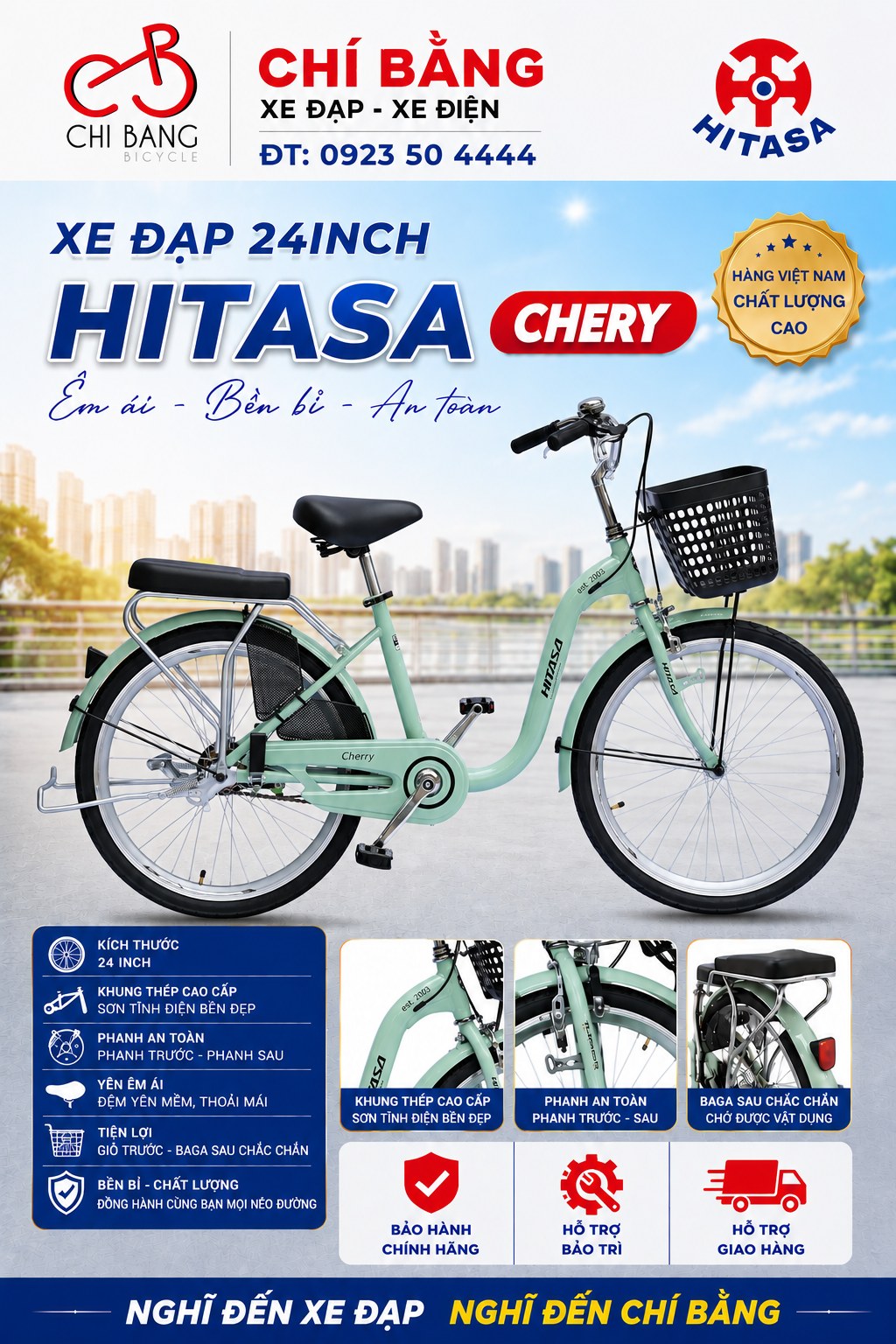 Xe 580 HTS Chery xanh bơ-web 4