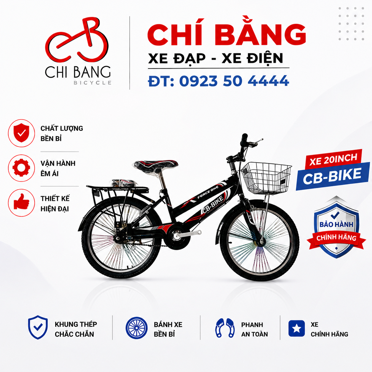 Xe HT 500 cb-bikr tem đỏ
