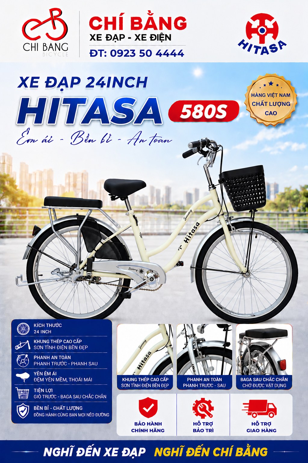 Xe HTS 580S kem vàng-web