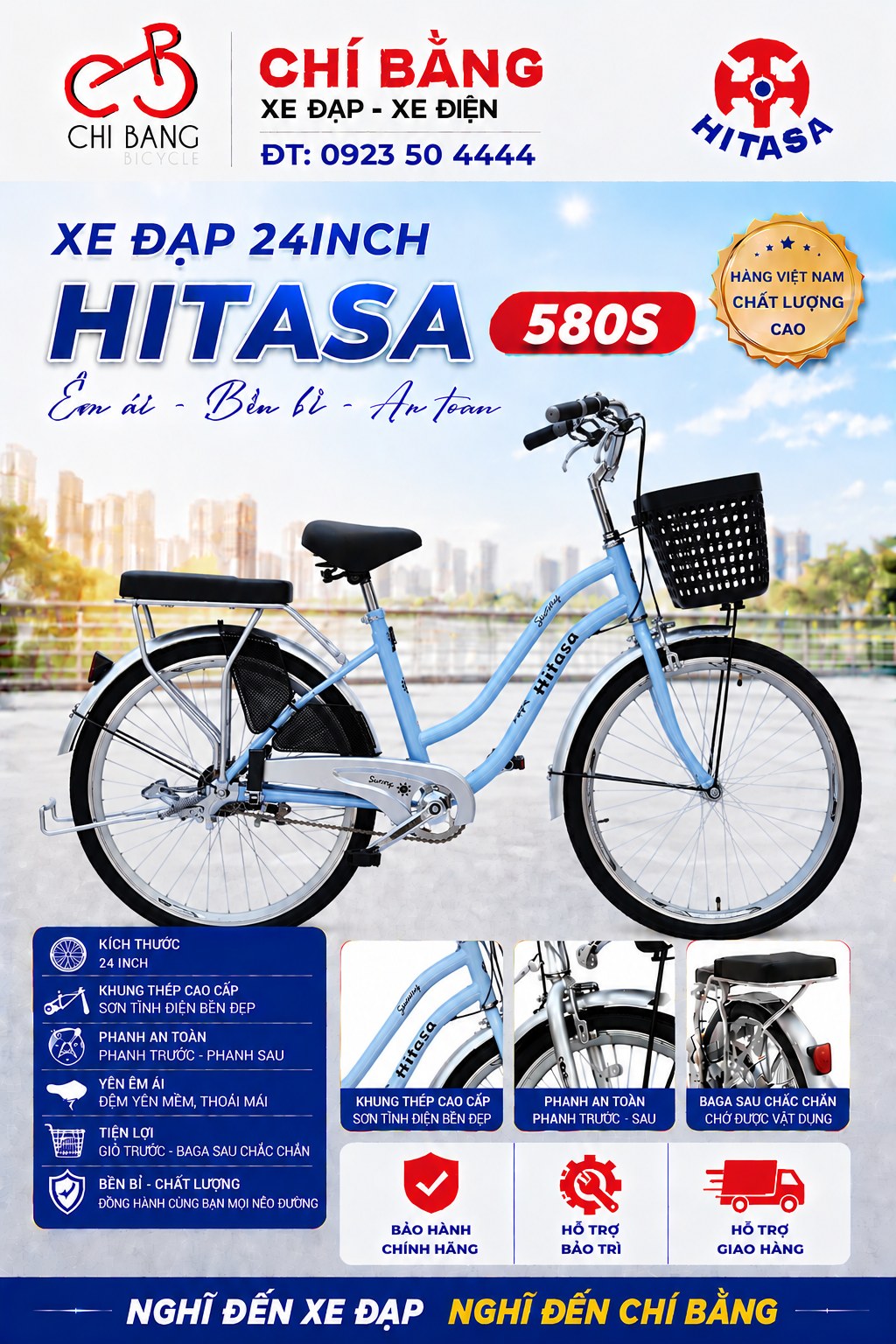Xe HTS 580S xanh da trời-web